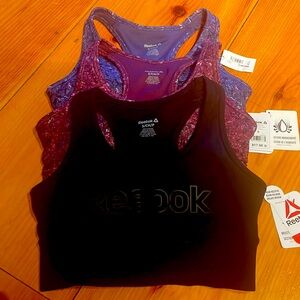 3 Reebok sports bras